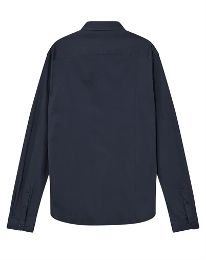 Mos Mosh Gallery - MMGMarco Jersey Skjorte - Navy